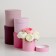 Set of round boxes 5 in 1 "Spring", 20 x 20 - 14x14 cm