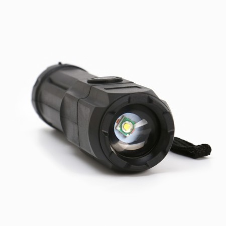 Manual battery flashlight, 3 watts, 1200 mAh, 200 lm, XPE, 3 modes, USB, 12.8 x 3 cm-1