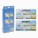 Board Game Sea battle "Air Boy", 2 laundered markers, 2 game fields