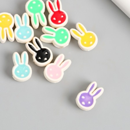 Busina for creativity plastic "Bunny" mix 0.8x1x1.5 cm-1