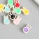 Busina for creativity plastic "Bunny" mix 0.8x1x1.5 cm