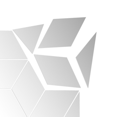 Interior stickers "rhombuses", mirror, wall decor, panel 100 x 100 cm, 58 email-2