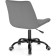 Computer chair Ordi Metal/velor, black/gray 56x65x85 cm
