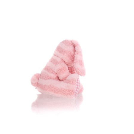 Soft toy Gulliver Bunny Curly Pink color, 22 cm-6