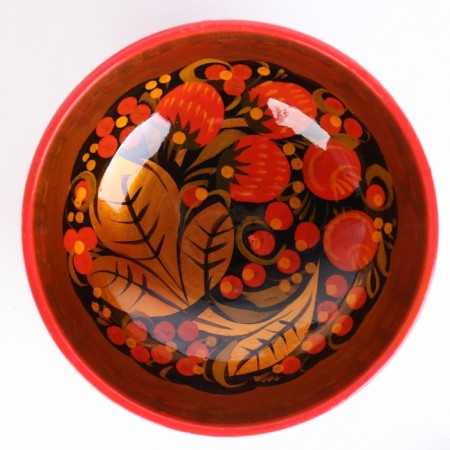 Пиала, 12х7 см, 250 мл, хохлома-1