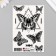 Tattoo on the body "Butterflies" 10x15 cm
