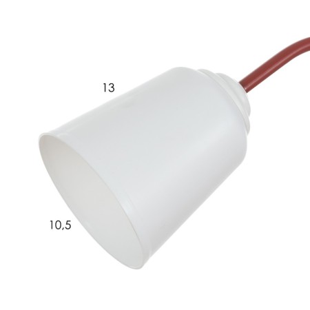Causte "Online" (Tsil.) 2x15W E27 Model: BR 00285 red 50x15x15cm-5