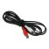 Audio Cabexpert CCA-458, Jack 3.5 mm (M) -2xrca (M), 1.5 m, black