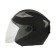 The helmet open with two visors, size XL (60-61), model-BLD-708E, black matte