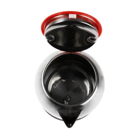 Electric kettle Homestar HS-1054, metal, 2.3 l, 1500 watts, silver-red-4