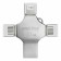 Flash drive Smartbuy Mc15 Metal QUAD, 4-In-1 OTG, 32 GB, USB3.0, Type-C, Microusb, Lightning