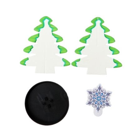 Set for experiments "wonderful crystals", Christmas tree with a star-2
