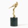 Figurine "bird" marble brass 22 x 9 x 30 cm