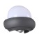 Calle lamp, 2x7W LED, 4000K, 595LM, IP54, gray color gray
