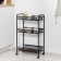 Roadfly 2K, 3 tiers, 44 × 25 × 73.5 cm, on wheels, black color