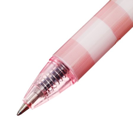 Gel pen, automatic 0.5 mm, blue rod, body with a pattern, mix (barcode on a piece)-2