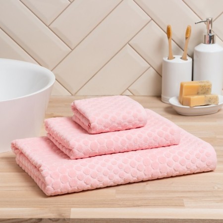 Trick Lovelife “Comfort” 50x90 cm, pink, 100% cotton, 500 g/m2