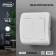 Luazon Lighting "Orion" switch, 10 A, 2 keys, hidden, white