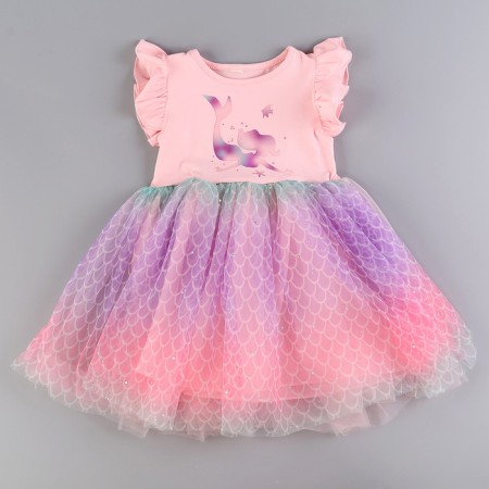 Carnival set "Stylish Princess", rim, dress with a mermaid, height 98 cm-5