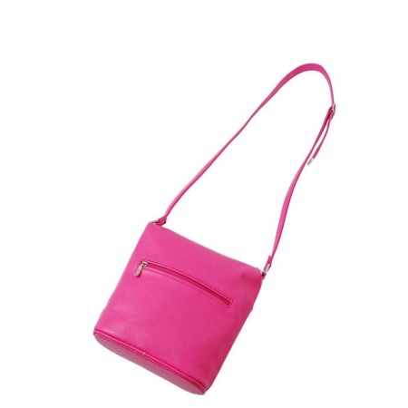 Cross-Bodi bag, lightning department, 2 outer pockets, pink color-1