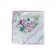 Fanny Dino corner towel, size 80x80 cm, white color