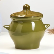 Ceramic pot for baking No. 6, 0.65l / 12x12cm, oasis