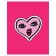 Pillow Golk "Heart, decorative, size 16x45 cm