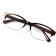 Ready glasses GA0141 (color: C2 brown; diopter: +2; tint: no)