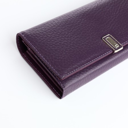Women's wallet on magnets, purple color-2