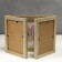 Photo frame plastic in 3 photos 10x15, 15x20 cm "sparkles" gold 18x50 cm