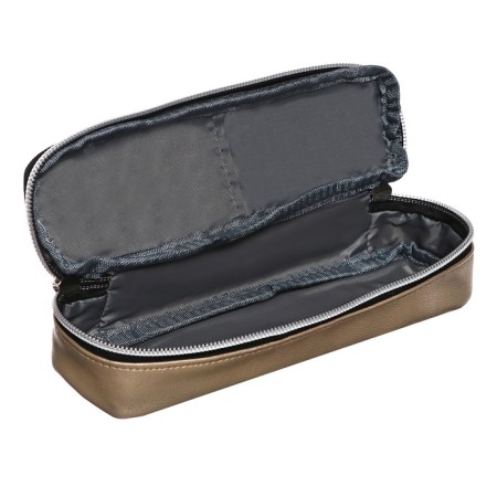Penal is soft, 1 compartment 60 x 220 x 40 mm, voluminous, artized leather, Devente Private, internal and external pockets-4