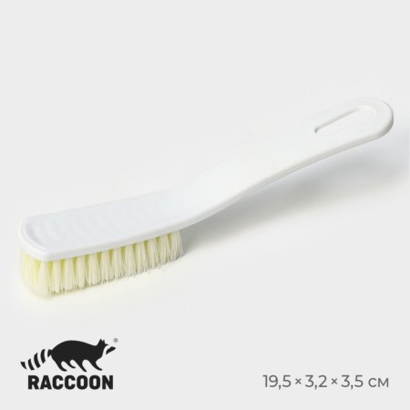 Brush with a handle Raccoon Breeze, 19.5 × 3 cm, pile 7.5 × 2.6 × 2 cm