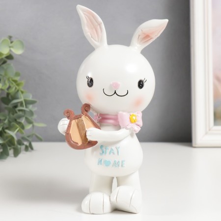 Souvenir Polystone "Bunny Musician" MIX 7.5x10x10.5 cm-1