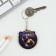 Key keychain wooden "Sagittarius", space, 4.5 x 6 cm