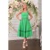 Sarafan female, size 46, green color