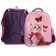 Frame backpack Calligrata, 39x30x14 cm, "cat with a bow", for a girl