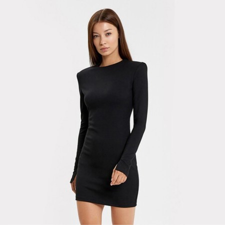 Women's dress, black color, size 48-3