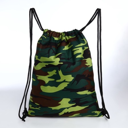 Back for shoes on the lace, green color/camouflage
