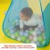 A set of balls is 500 pcs, colors: pearl - green, raspberry, blue