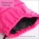 Back for shoes with pockets, pink color