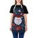 Apron of a kitchen with a photo print "Happy Santa Claus", adjustable, size OS