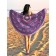 Pareo and beach rug "Mandala", d = 150 cm