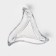 Glass Men's Flower, of 6 items, 12 cm