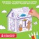 House coloring "Masha and the Bear" 3 in 1