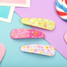 Invisibility for Herty hair (set 6 pcs) Flower meadow, 5.5 cm, mix