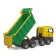 Bruder Mercedes dump truck, green color with yellow