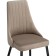 Chair on a metal frame Cora metal/velor, black/beige 49x60x95 cm