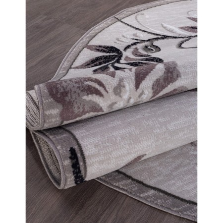 Oval Merinos Silver carpet, size 250x350 cm, Gray color-2