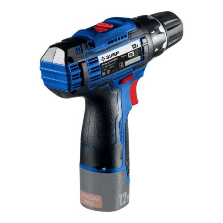 Drill-shuruvret bison DL-121, 12 V, without battery and ZU, BZP, 0.8-10 mm, Li-Lon, 40 nm-2