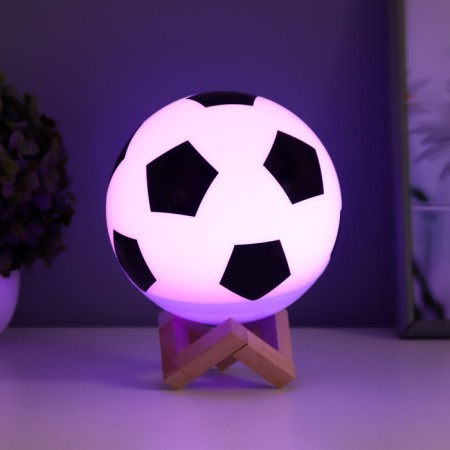 Nightlight "Football" LED 3W USB AKB White 15x15x19 cm-7